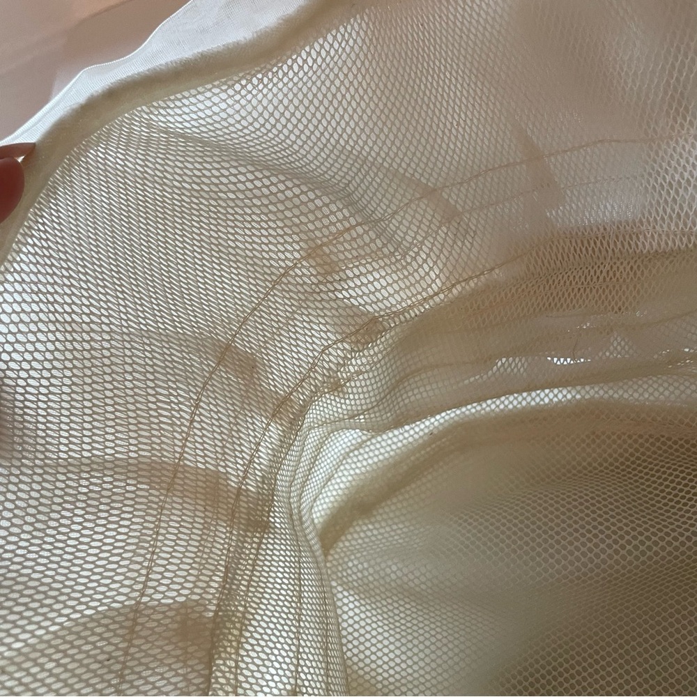 Sweet Vintage Cream Bucket Hat with Bow Accent, 1960s - Picture 6 of 8